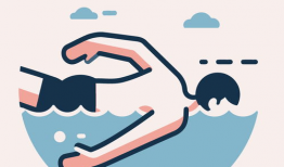 游泳的漫画,漫画中的游泳激情瞬间